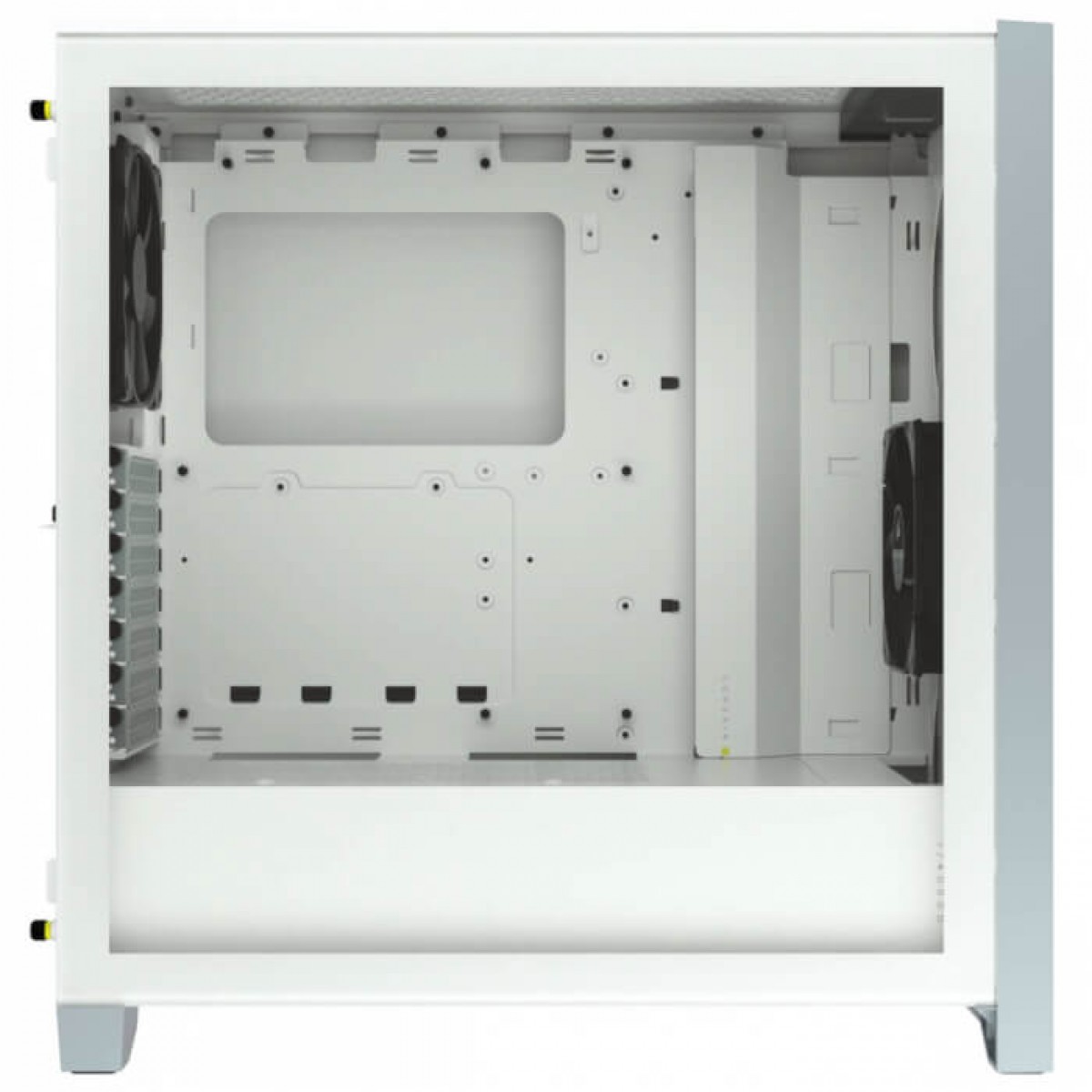 Gabinete Gamer Corsair 4000D, Mid Tower, Vidro Temperado, ATX, White, Sem Fonte, Com 2 fans, CC-9011199-WW