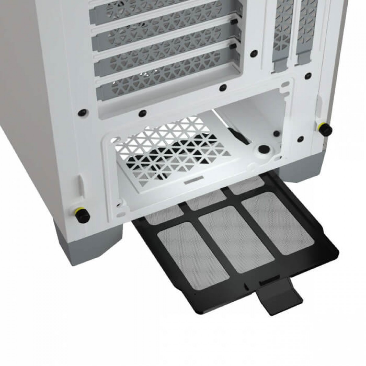 Gabinete Gamer Corsair 4000D, Mid Tower, Vidro Temperado, ATX, White, Sem Fonte, Com 2 fans, CC-9011199-WW