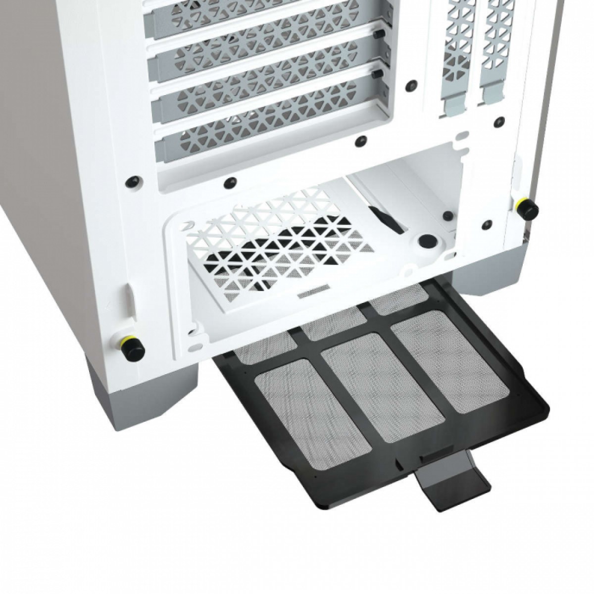 Gabinete Gamer Corsair iCUE 4000X RGB, Mid Tower, Vidro Temperado, ATX, White, Sem Fonte, Com 3 Fans, CC-9011205-WW