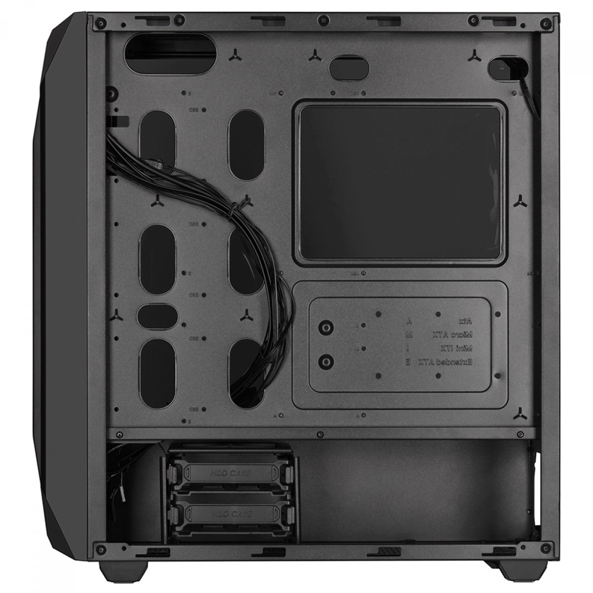 Gabinete Gamer Corsair 470T RGB, Mid Tower, Vidro Temperado, Black, E-ATX, Sem Fonte, Com 1 Fan, CC-9011215-WW