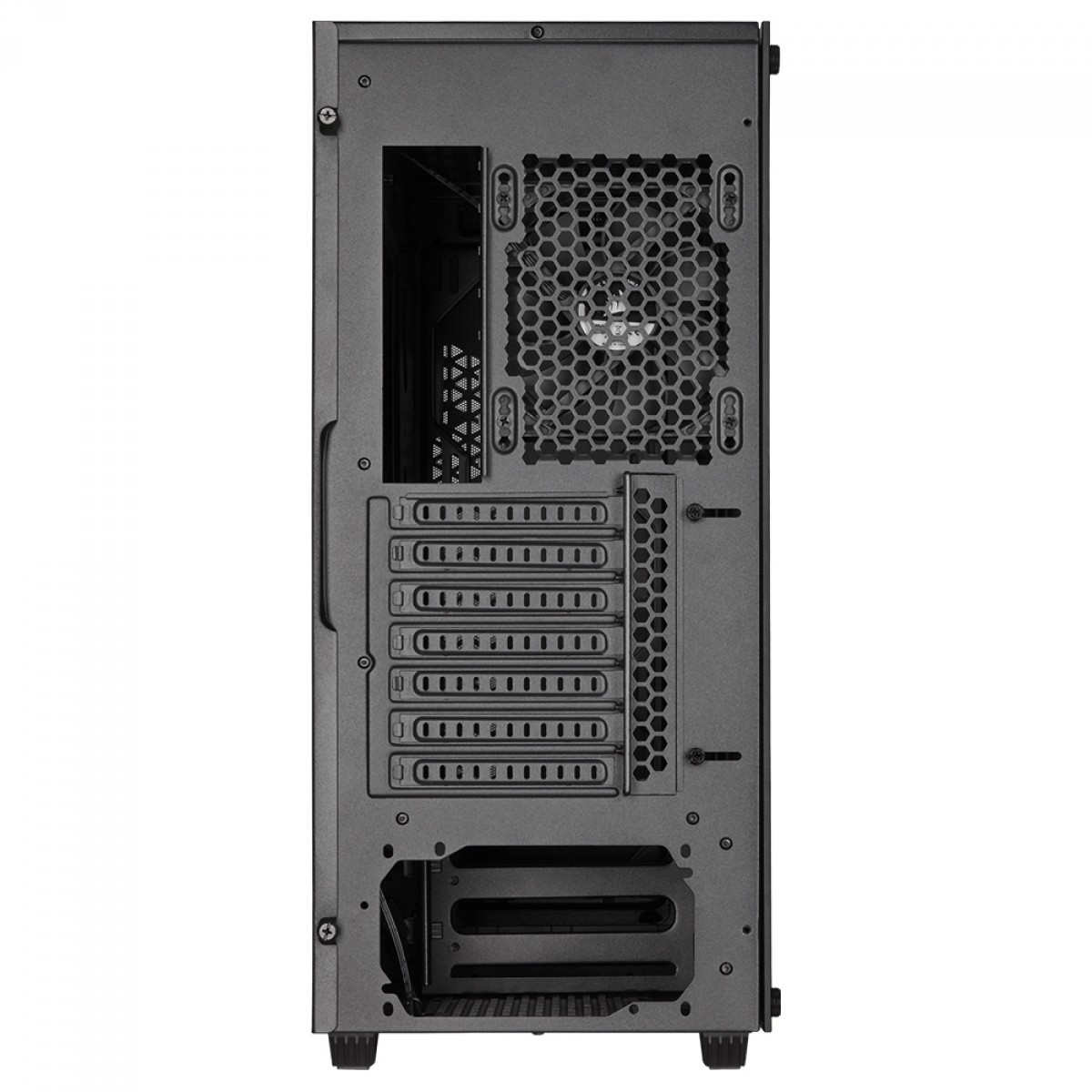 Gabinete Gamer Corsair 470T RGB, Mid Tower, Vidro Temperado, Black, E-ATX, Sem Fonte, Com 1 Fan, CC-9011215-WW