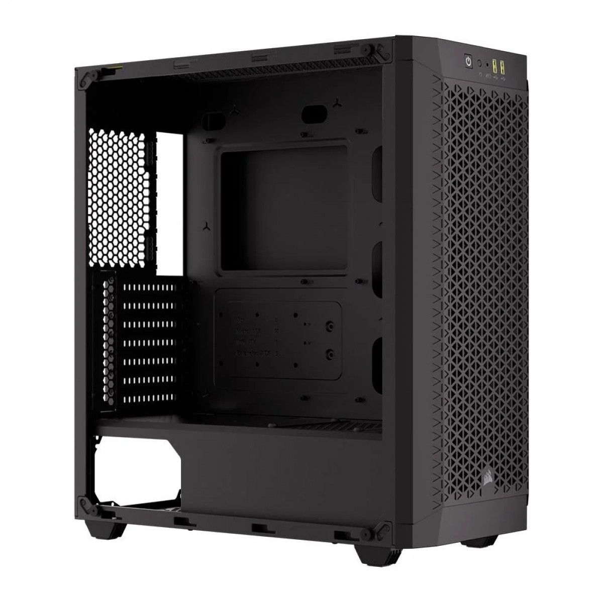 Gabinete Gamer Corsair 480T Airflow, Mid Tower, Vidro Temperado, ATX, Sem Fonte, Sem Fan, Preto, CC-9011271-WW