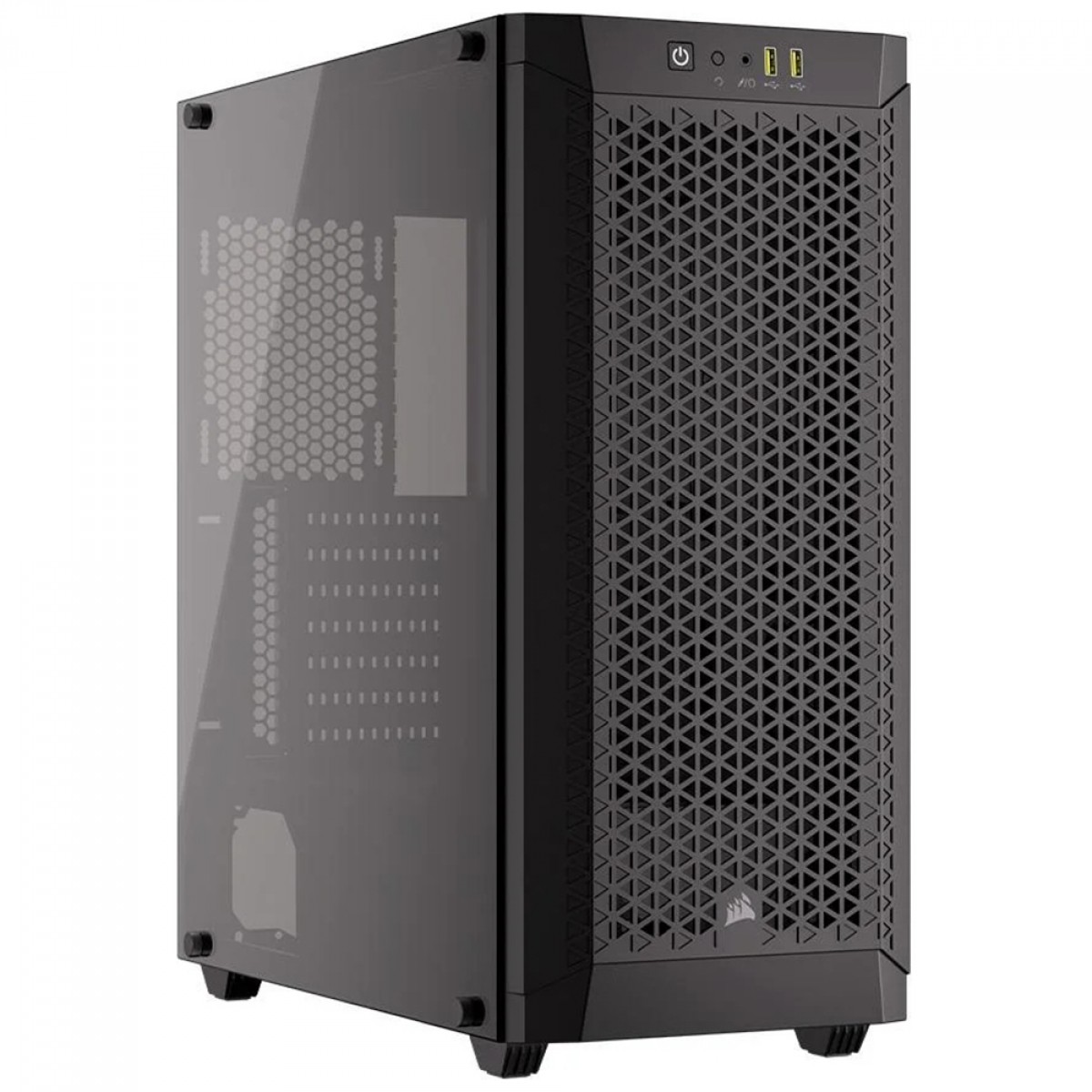 Gabinete Gamer Corsair 480T Airflow, Mid Tower, Vidro Temperado, ATX, Sem Fonte, Sem Fan, Preto, CC-9011271-WW