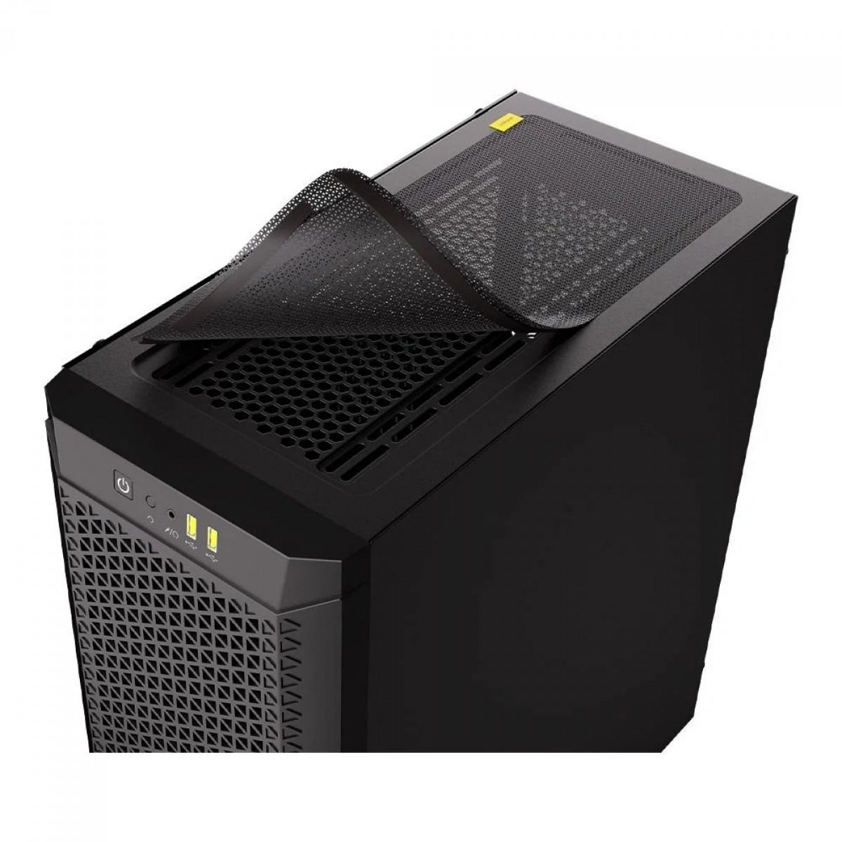 Gabinete Gamer Corsair 480T Airflow, Mid Tower, Vidro Temperado, ATX, Sem Fonte, Sem Fan, Preto, CC-9011271-WW