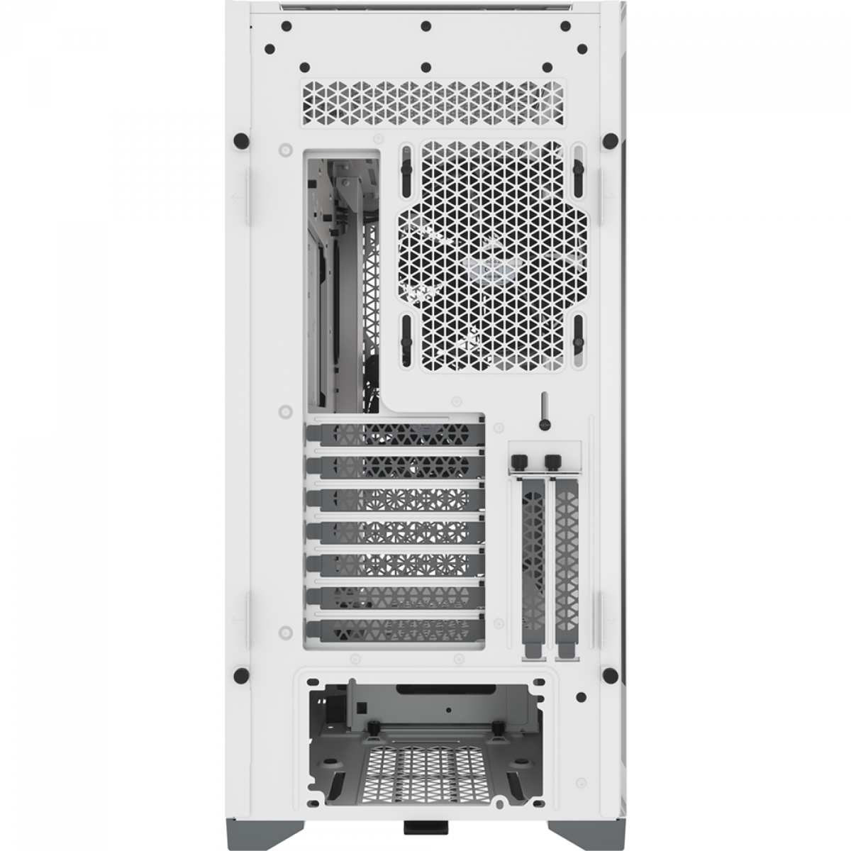 Gabinete Gamer Corsair 5000D AirFlow, Mid Tower, Vidro Temperado, ATX, White, Sem Fonte, Com 2 Fans, CC-9011211-WW