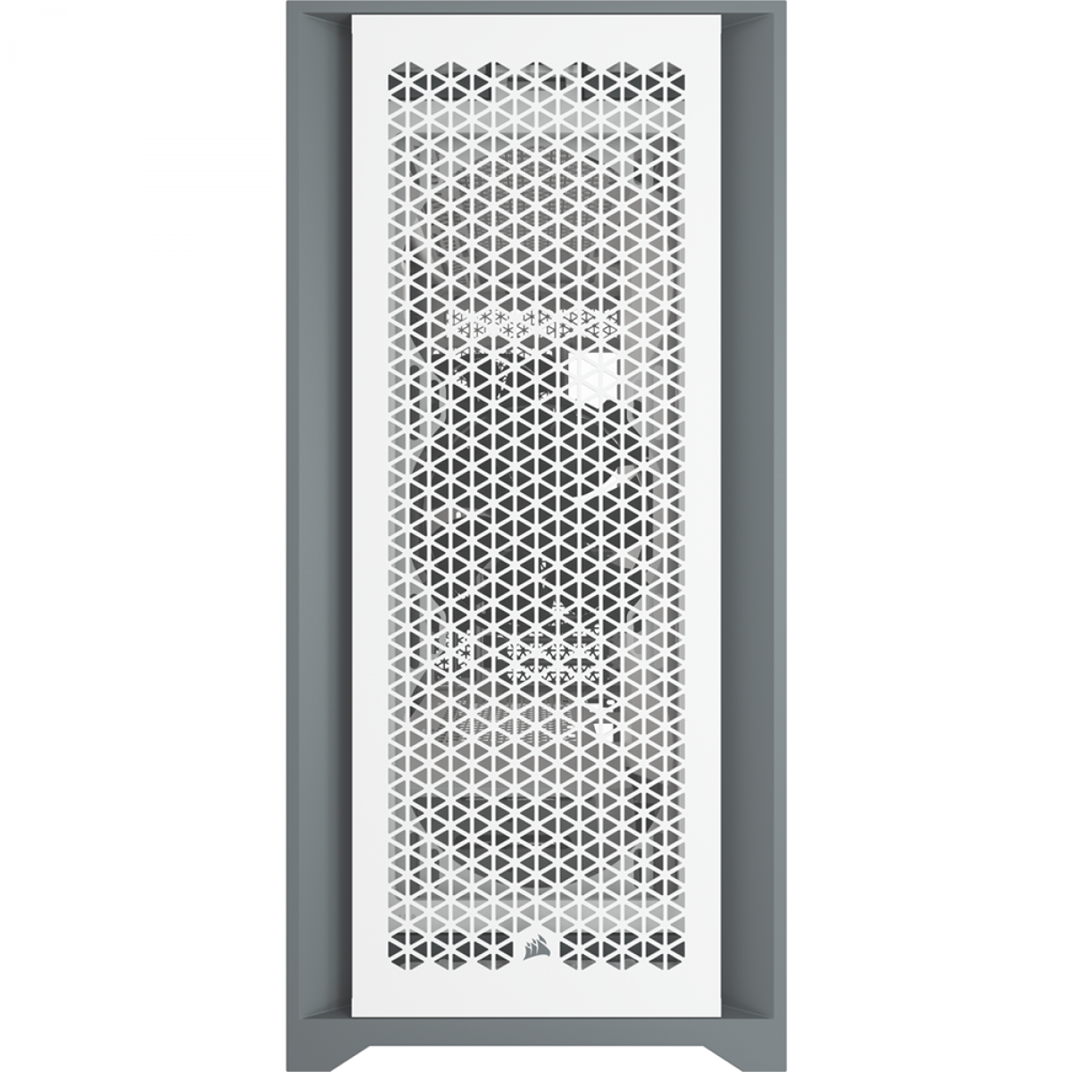Gabinete Gamer Corsair 5000D AirFlow, Mid Tower, Vidro Temperado, ATX, White, Sem Fonte, Com 2 Fans, CC-9011211-WW