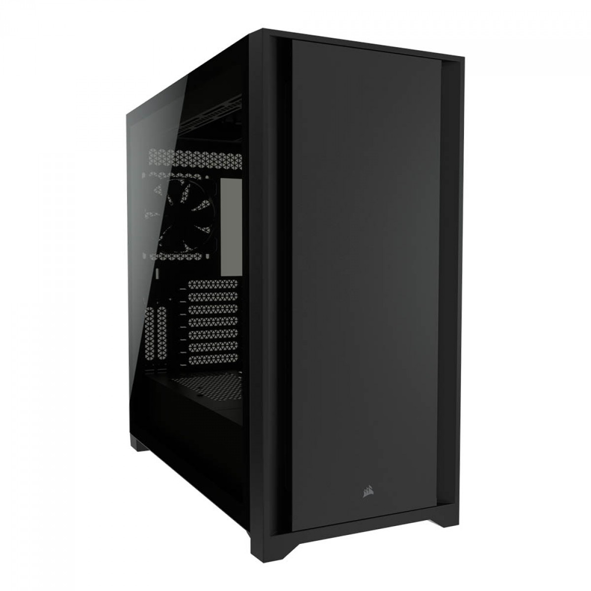 Gabinete Gamer Corsair 5000D, Mid Tower, Vidro Temperado, Black, ATX, Sem Fonte, Com 2 Fans, CC-9011208-WW