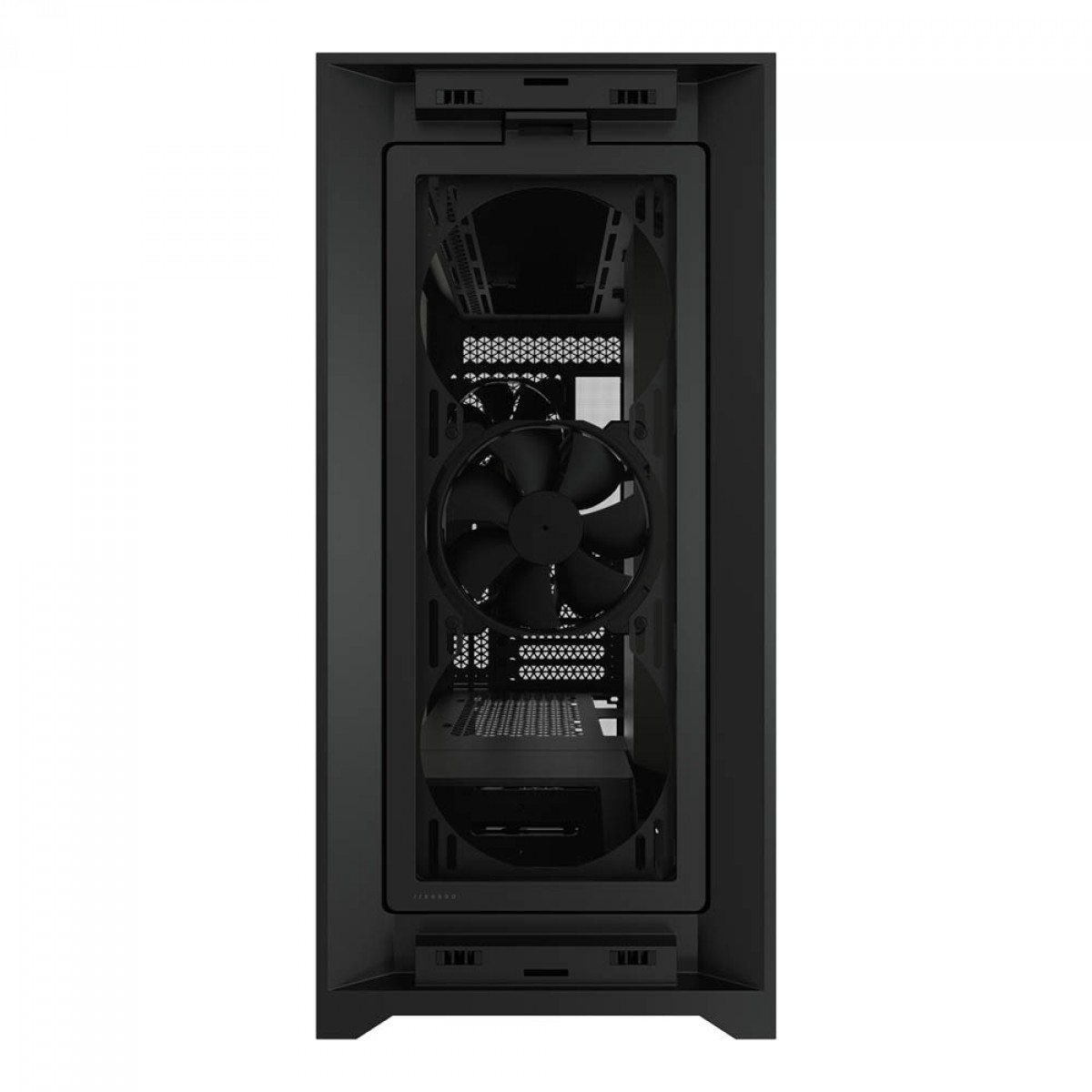 Gabinete Gamer Corsair 5000D, Mid Tower, Vidro Temperado, Black, ATX, Sem Fonte, Com 2 Fans, CC-9011208-WW