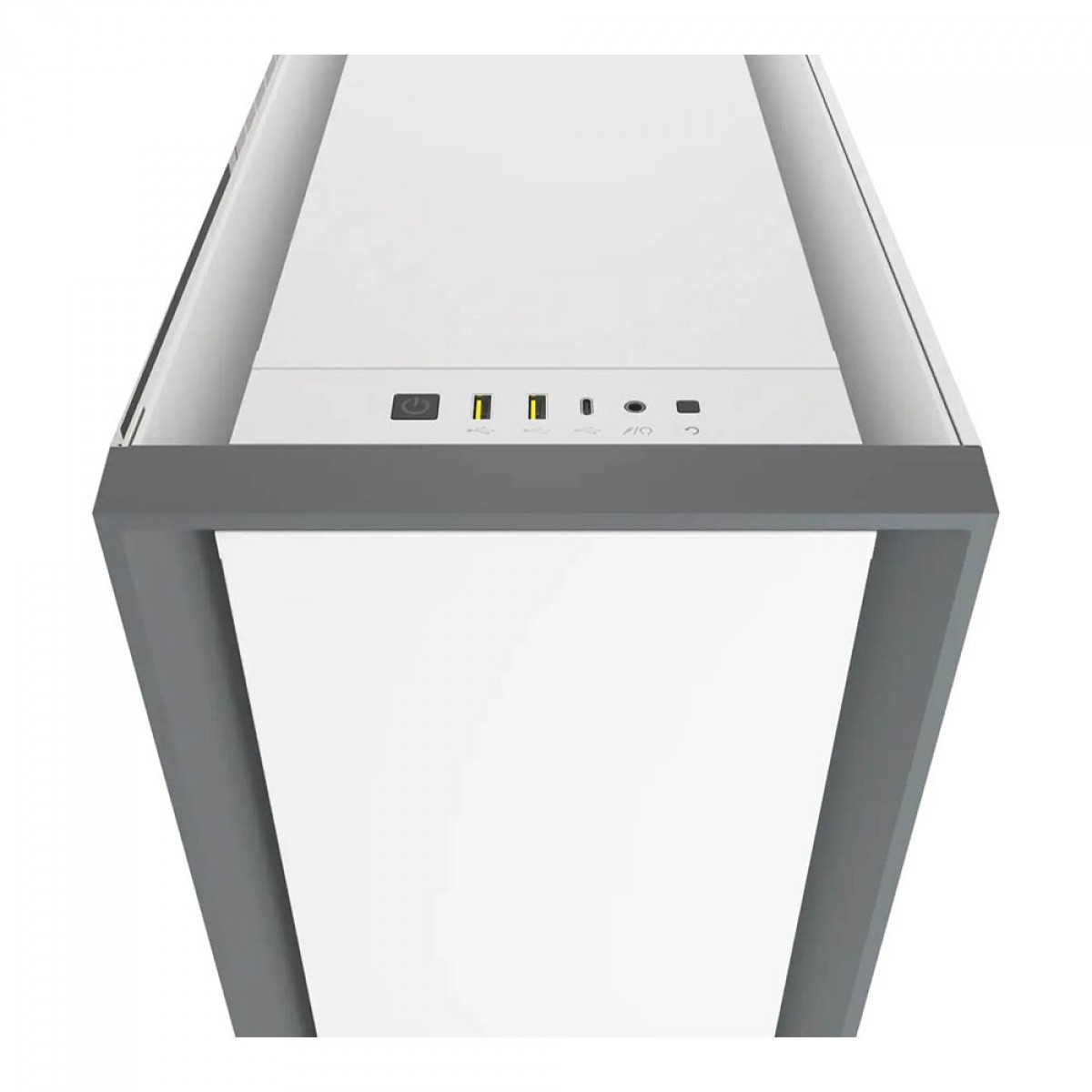 Gabinete Gamer Corsair 5000D, Mid Tower, Vidro Temperado, White, ATX, Sem Fonte, Com 2 Fans, CC-9011209-WW 