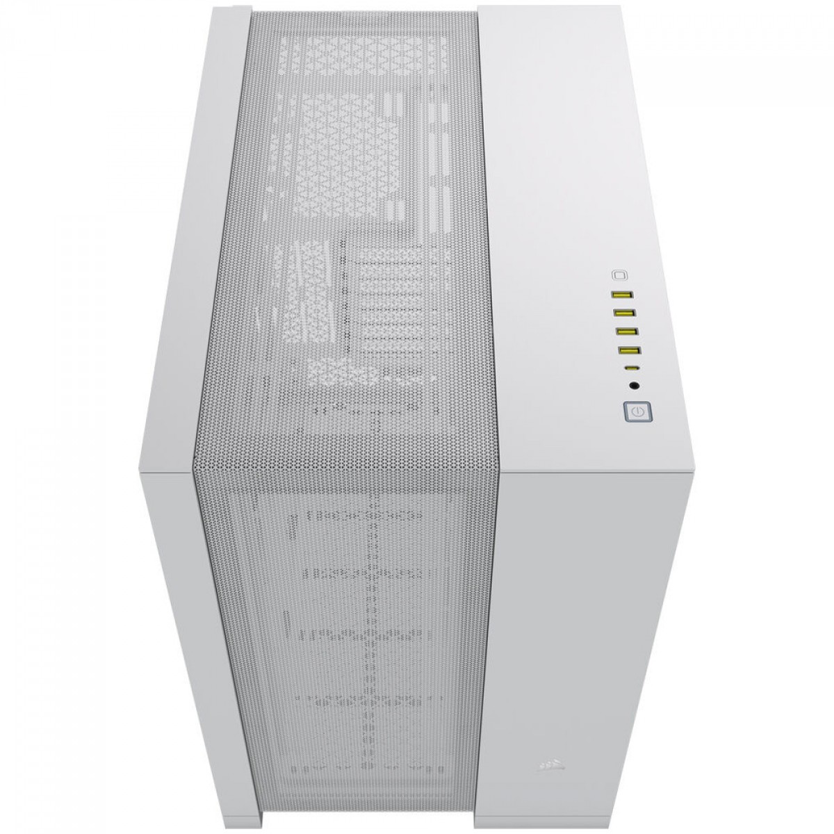 Gabinete Gamer Corsair 6500D AIRFLOW, Mid Tower, Mesh, Vidro Temperado, E-ATX, Sem Fan, White, CC-9011260-WW