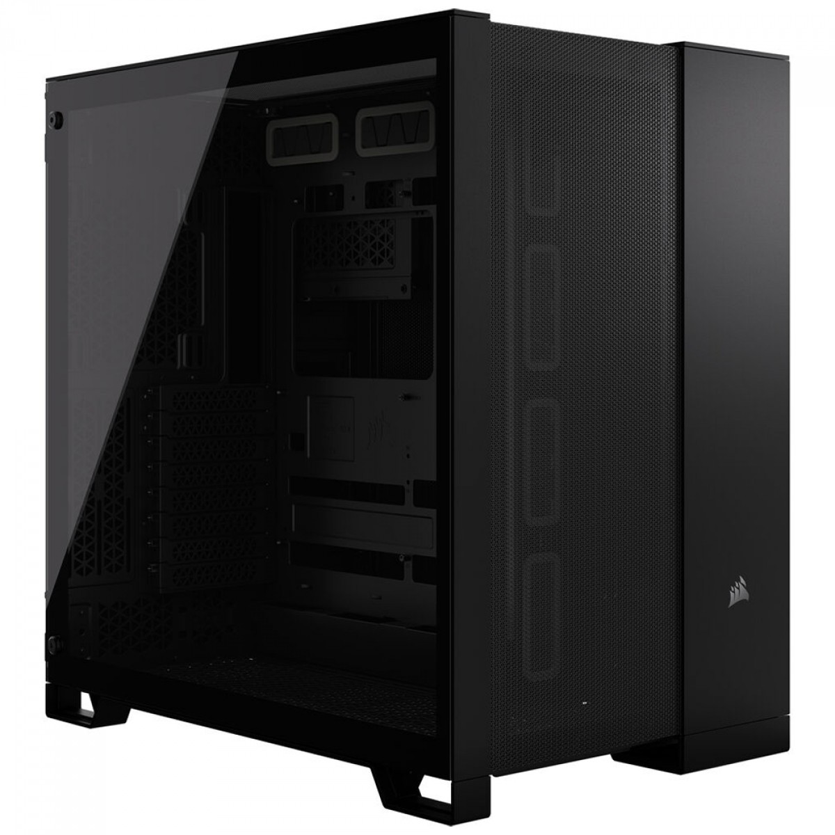 Gabinete Gamer Corsair 6500D AIRFLOW, Mid Tower, Mesh, Vidro Temperado, E-ATX, Sem Fan, Black, CC-9011259-WW