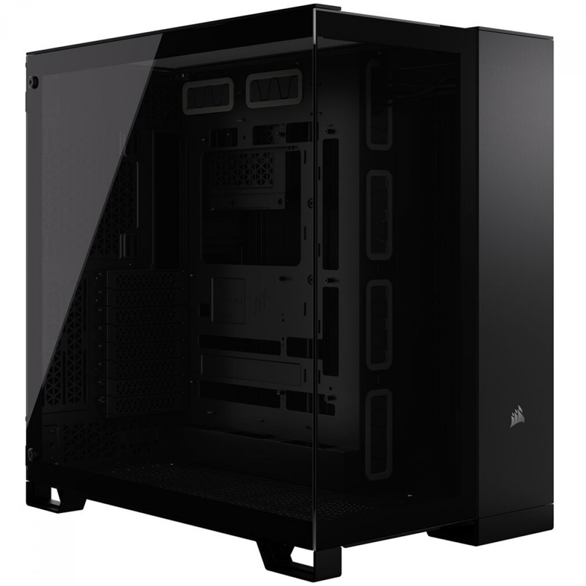 Gabinete Gamer Corsair 6500X, Mid Tower, Vidro Temperado, E-ATX, Sem Fan, Black, CC-9011257-WW