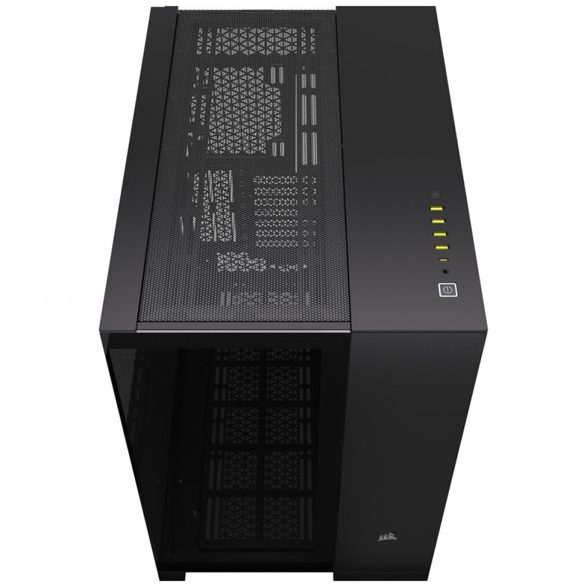 Gabinete Gamer Corsair 6500X, Mid Tower, Vidro Temperado, E-ATX, Sem Fan, Black, CC-9011257-WW