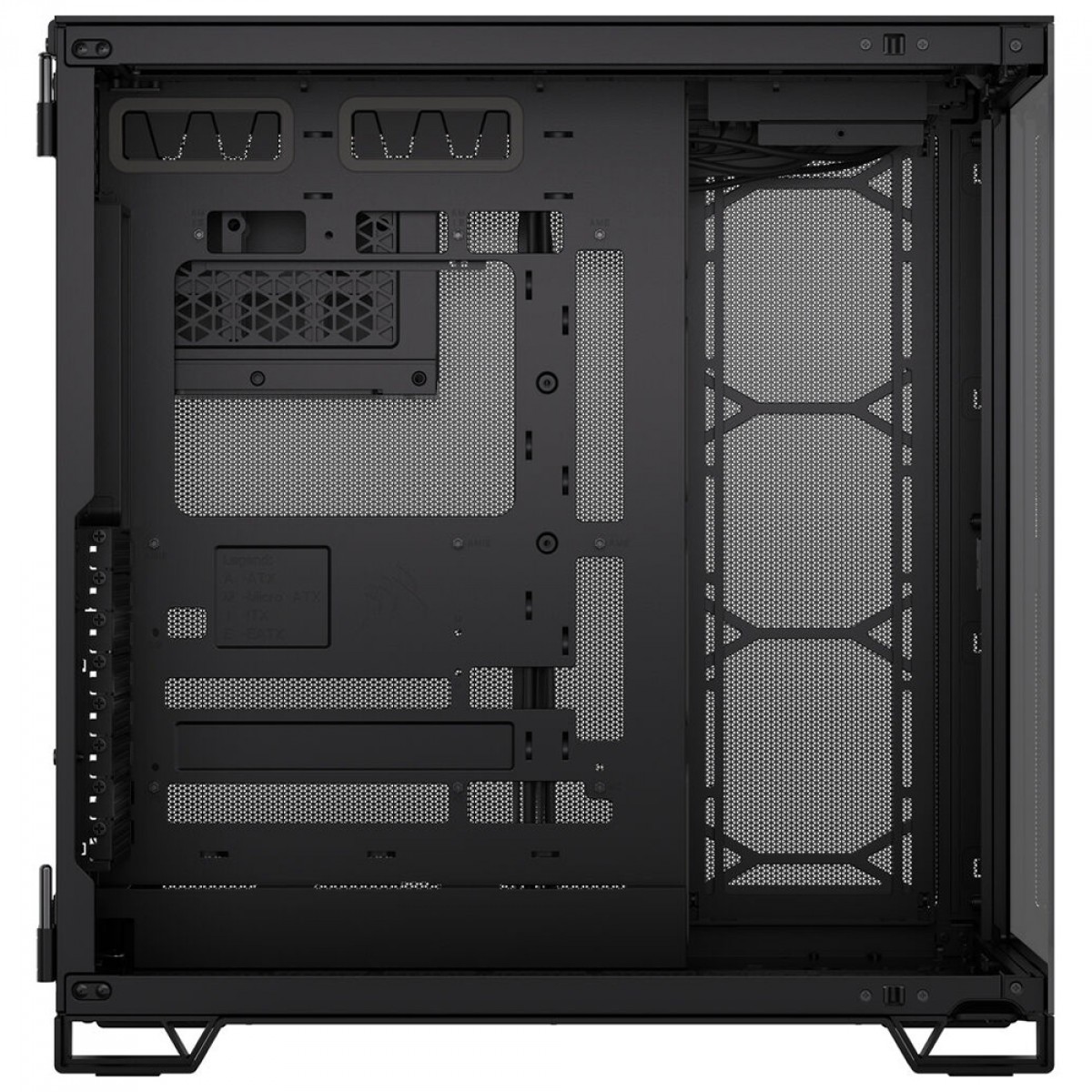 Gabinete Gamer Corsair 6500X, Mid Tower, Vidro Temperado, E-ATX, Sem Fan, Black, CC-9011257-WW