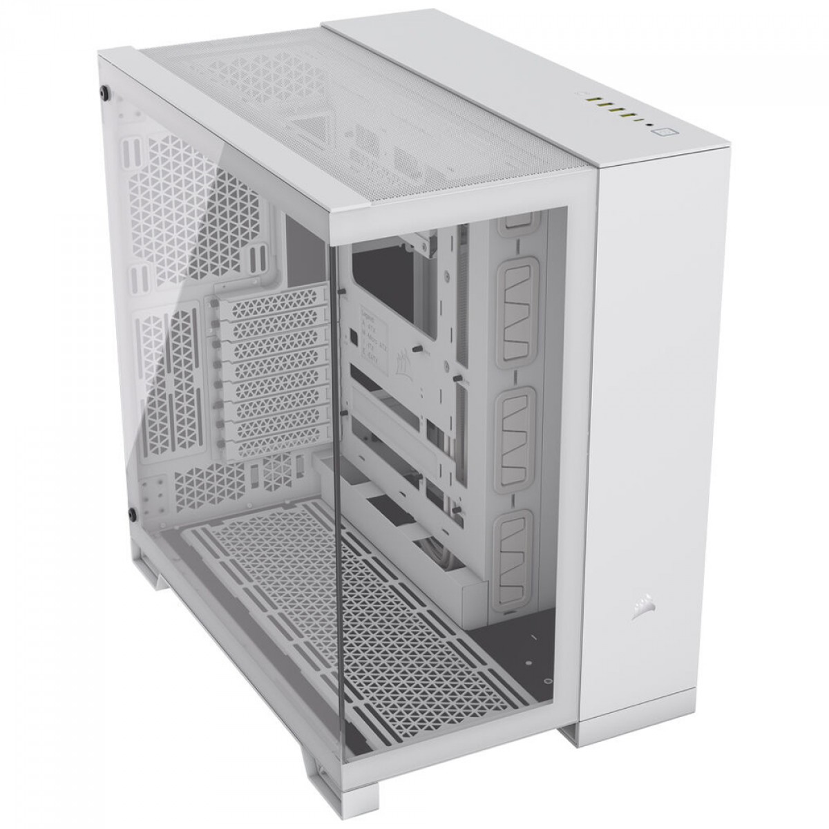  Gabinete Gamer Corsair 6500X, Mid Tower, Vidro Temperado, E-ATX, Sem Fan, White, CC-9011258-WW