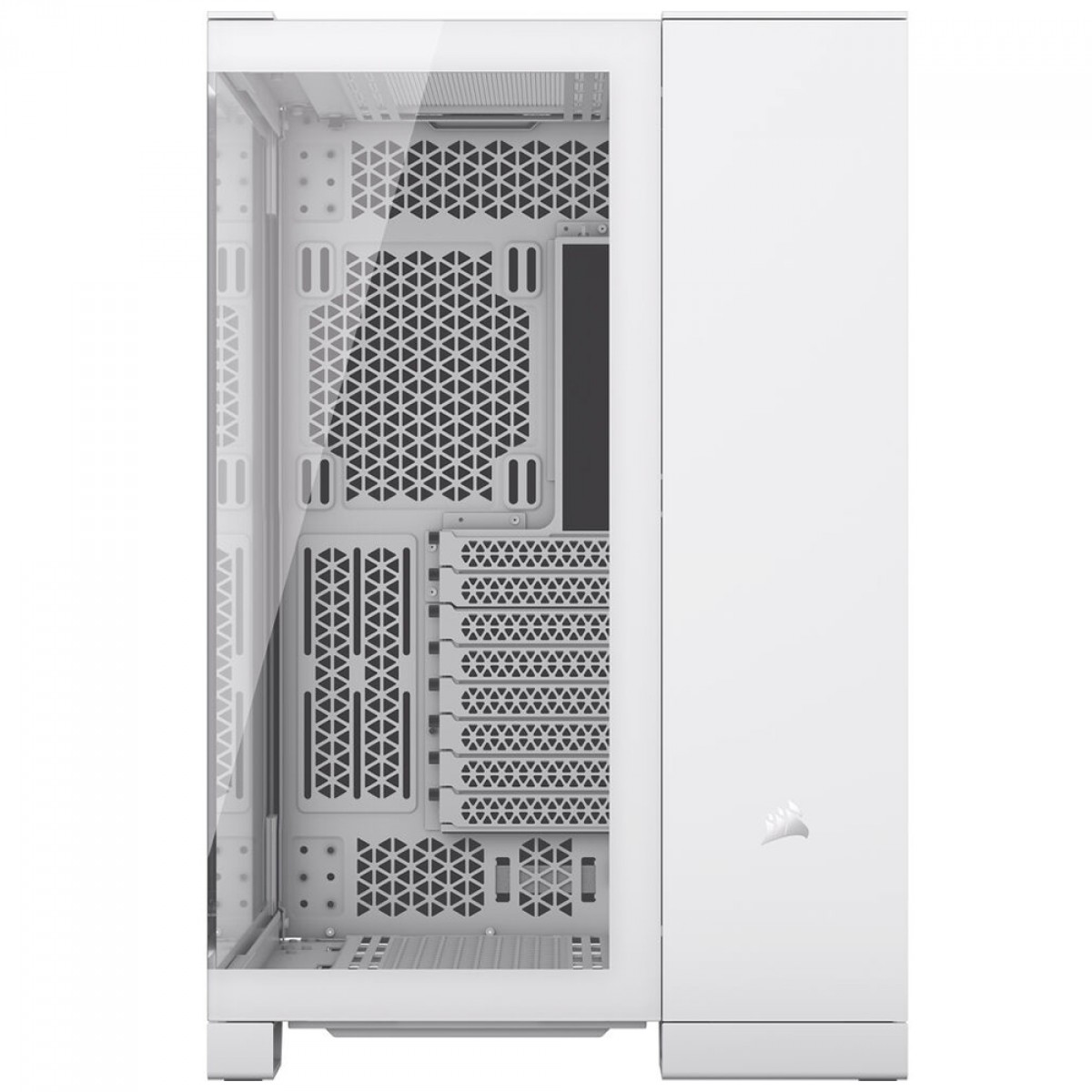  Gabinete Gamer Corsair 6500X, Mid Tower, Vidro Temperado, E-ATX, Sem Fan, White, CC-9011258-WW