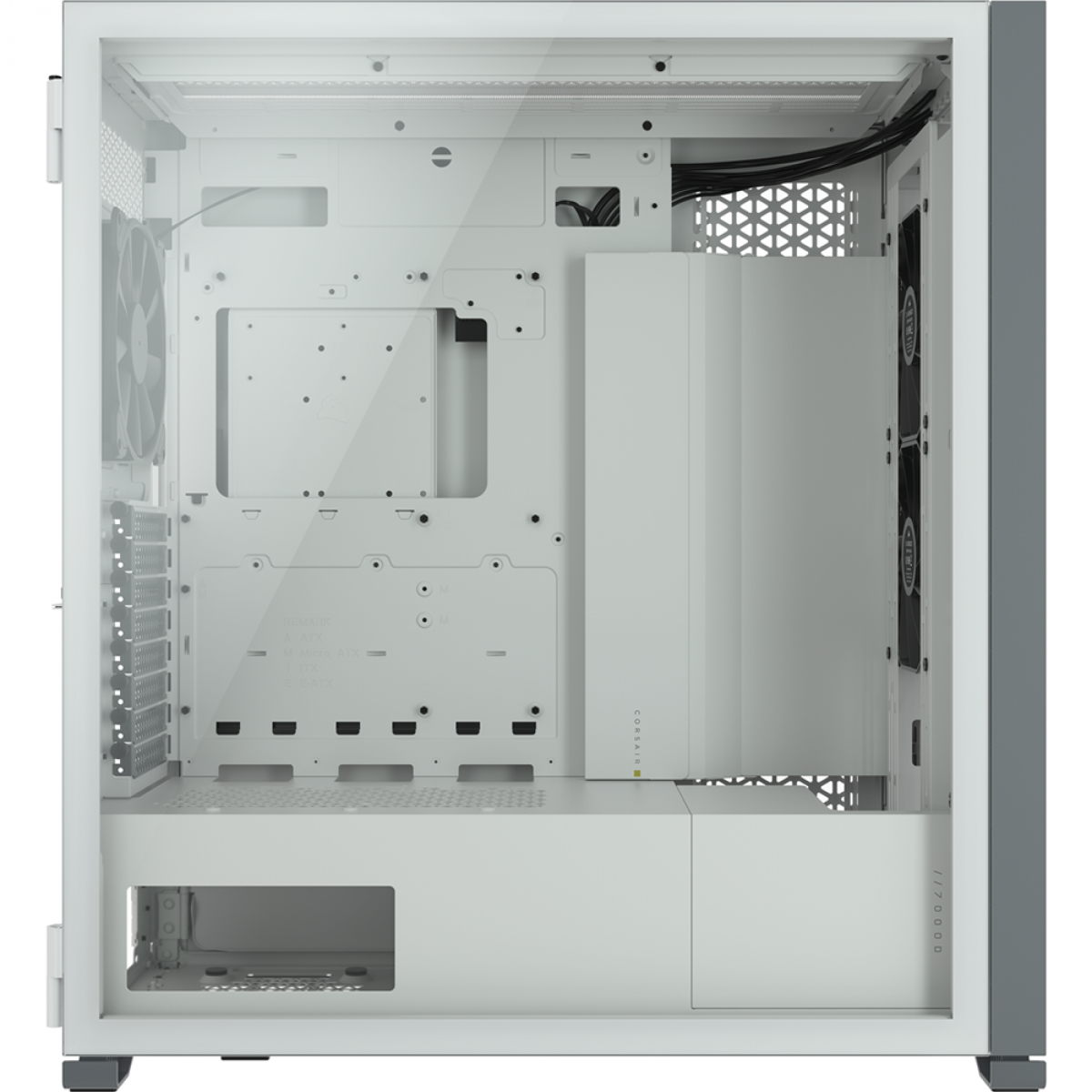 Gabinete Gamer Corsair 7000D AirFlow, Full Tower, Vidro Temperado, White, ATX, Sem Fonte, Com 3 Fans, CC-9011219-WW
