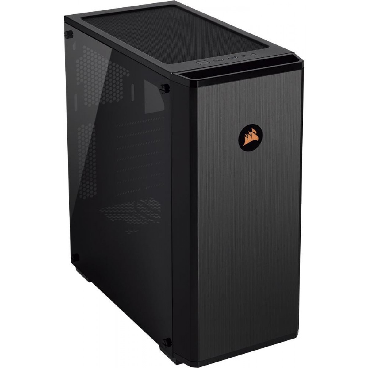 Gabinete Gamer Corsair Carbide 175R, Mid Tower, Com 1 Fan, Vidro Temperado, Black, Sem Fonte, CC-9011171-WW