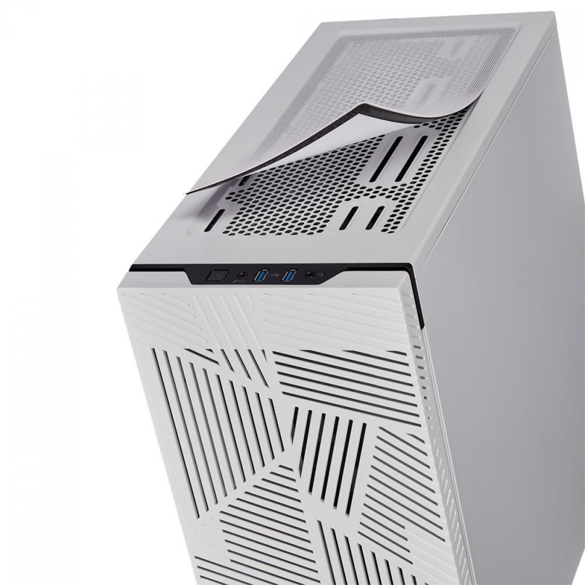 Gabinete Gamer Corsair Carbide 275R Airflow, Mid Tower, Com 3 Fans, Vidro Temperado, White, Sem Fonte CC-9011182-WW