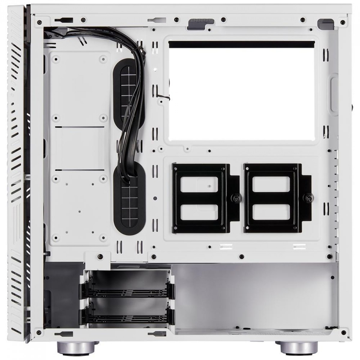 Gabinete Gamer Corsair Carbide 275R Airflow, Mid Tower, Com 3 Fans, Vidro Temperado, White, Sem Fonte CC-9011182-WW