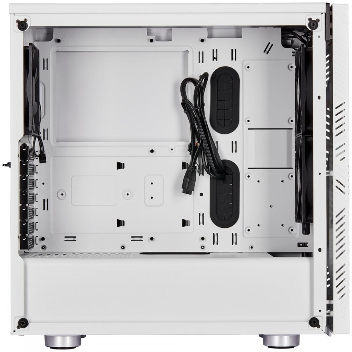 Gabinete Gamer Corsair Carbide 275R Airflow, Mid Tower, Com 3 Fans, Vidro Temperado, White, Sem Fonte CC-9011182-WW
