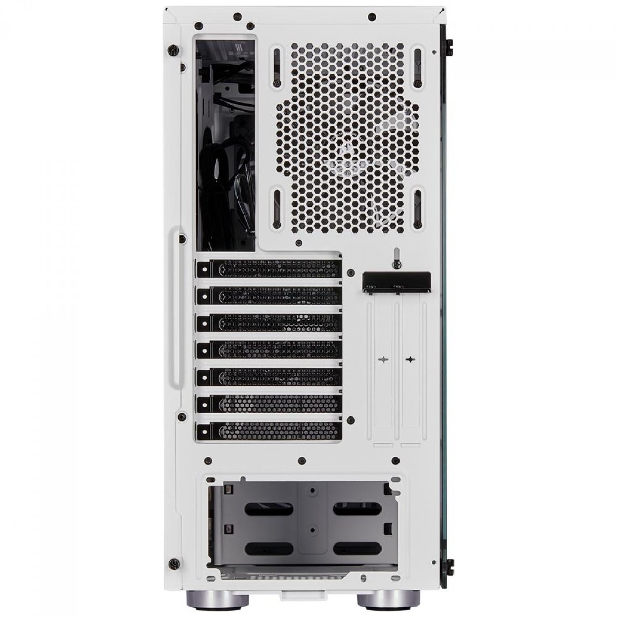 Gabinete Gamer Corsair Carbide 275R Airflow, Mid Tower, Com 3 Fans, Vidro Temperado, White, Sem Fonte CC-9011182-WW