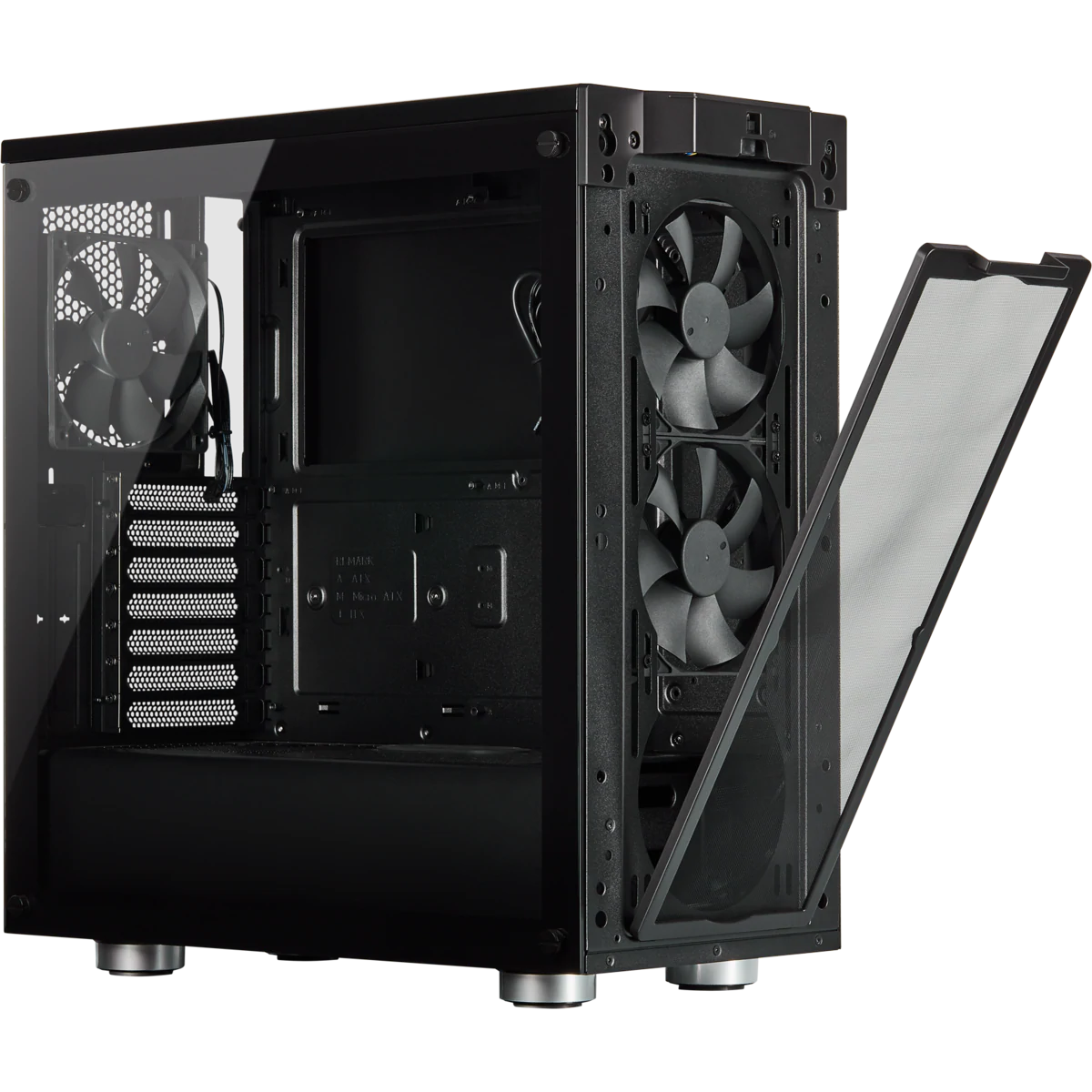 Gabinete Gamer Corsair Carbide 275R Airflow, Mid Tower, Com 3 Fans, Vidro Temperado, Black, Sem Fonte CC-9011181-WW