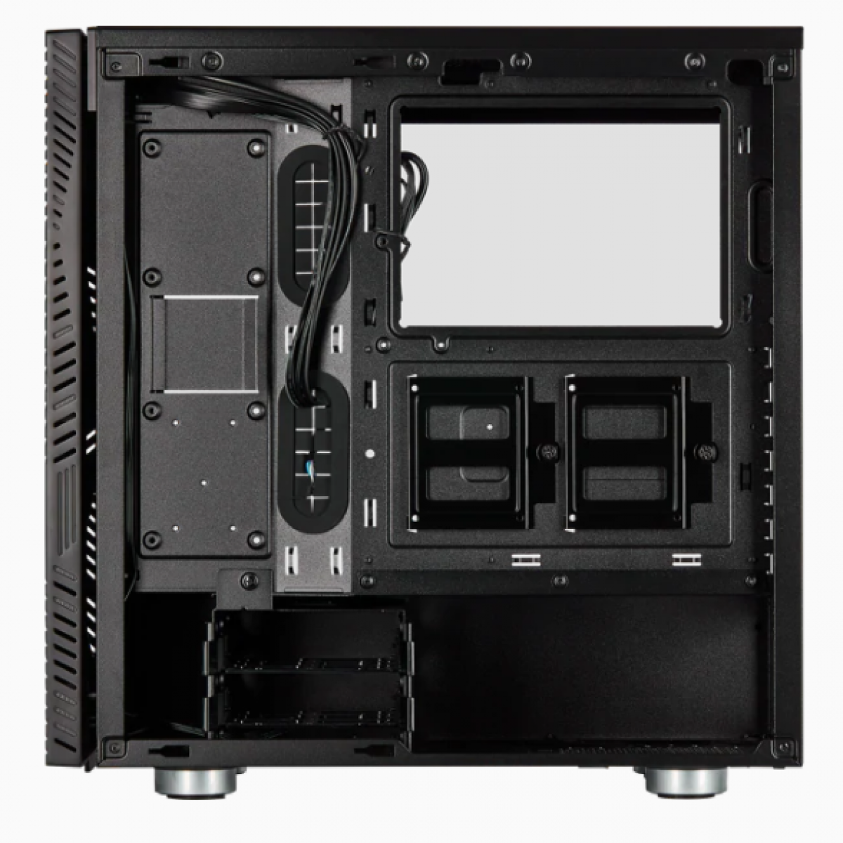 Gabinete Gamer Corsair Carbide 275R Airflow, Mid Tower, Com 3 Fans, Vidro Temperado, Black, Sem Fonte CC-9011181-WW