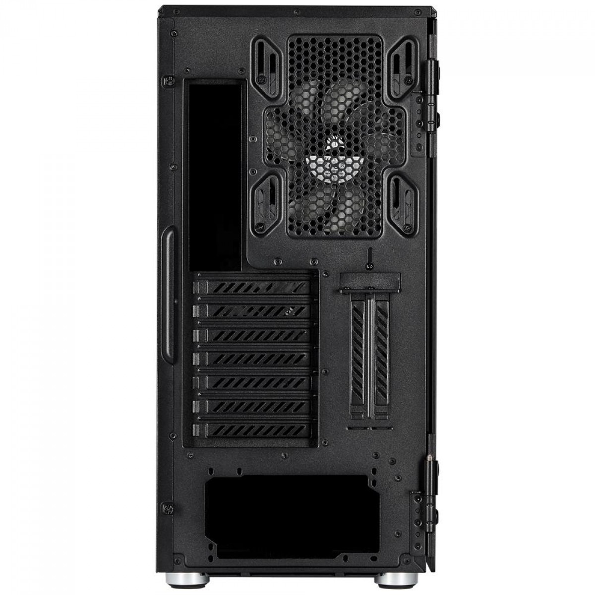 Gabinete Gamer Corsair Carbide 678C, Mid Tower, Vidro Temperado, ATX, Black, Com 3 Fans, CC-9011167-WW