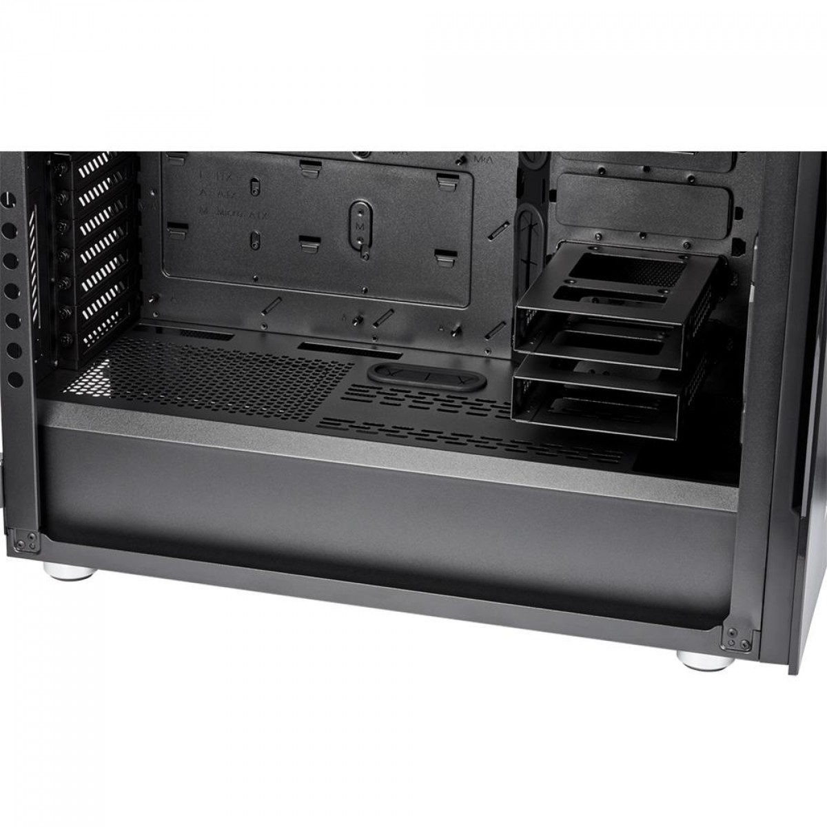Gabinete Gamer Corsair Carbide 678C, Mid Tower, Vidro Temperado, ATX, Black, Com 3 Fans, CC-9011167-WW