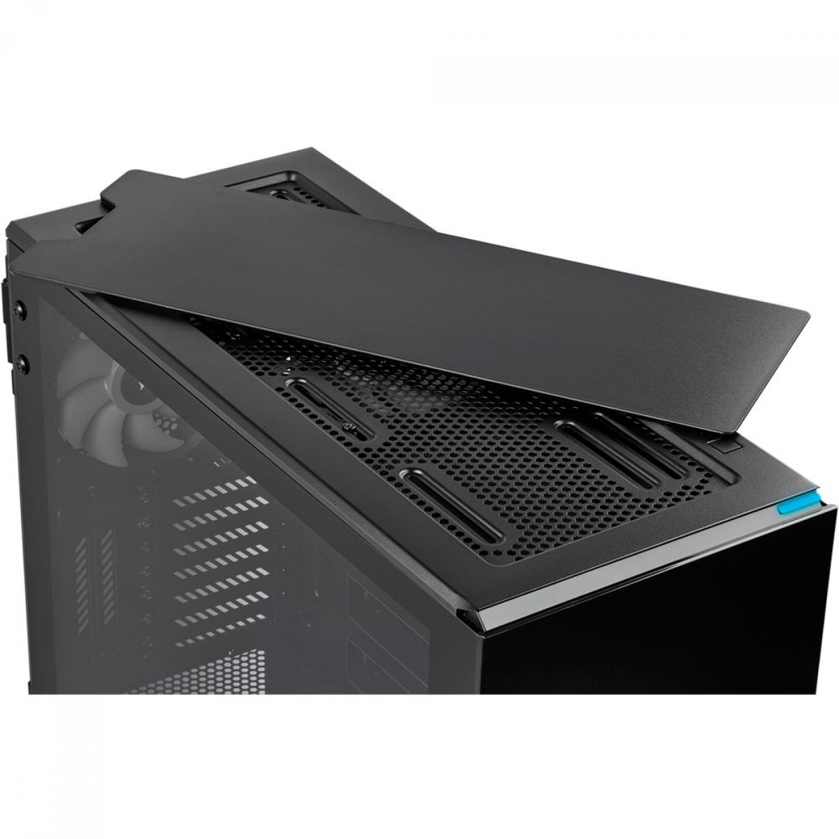 Gabinete Gamer Corsair Carbide 678C, Mid Tower, Vidro Temperado, ATX, Black, Com 3 Fans, CC-9011167-WW