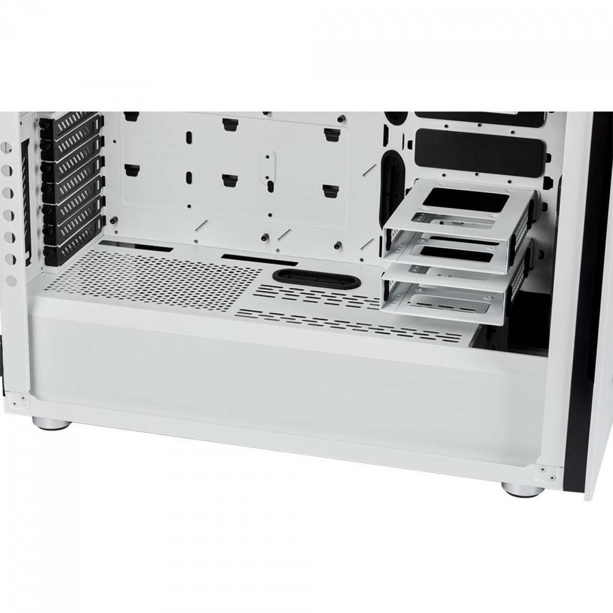 Gabinete Gamer Corsair Carbide 678C, Mid Tower, Vidro Temperado, ATX, White, Com 3 Fans, CC-9011170-WW