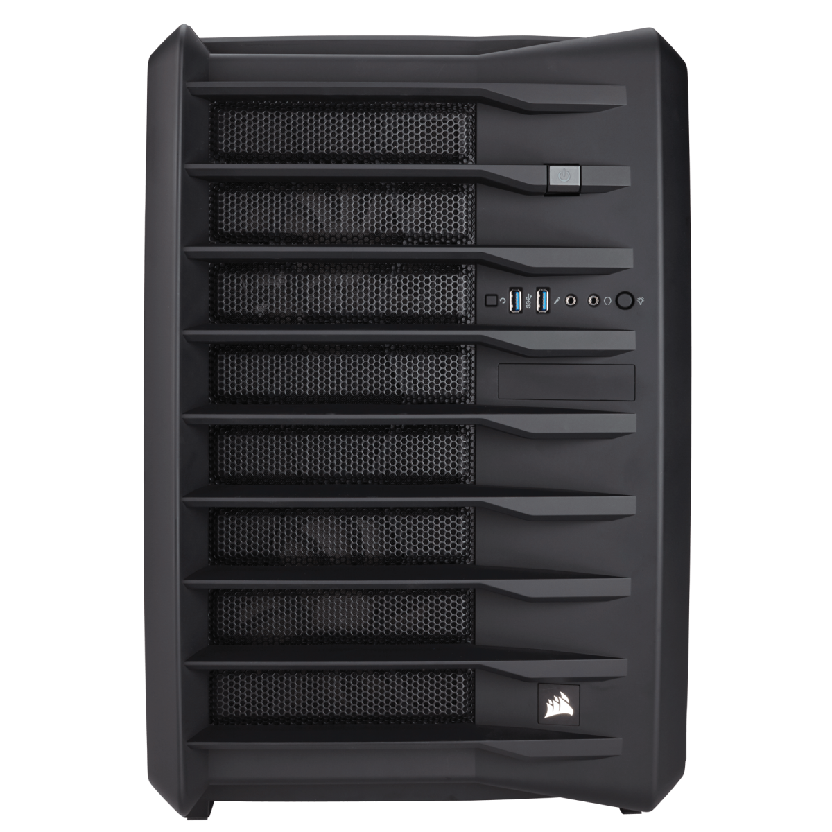 Gabinete Gamer Corsair Carbide Air 740, Mid Tower, Com 3 Fans, Lateral em Acrílico, Black, Sem Fonte, CC-9011096-WW