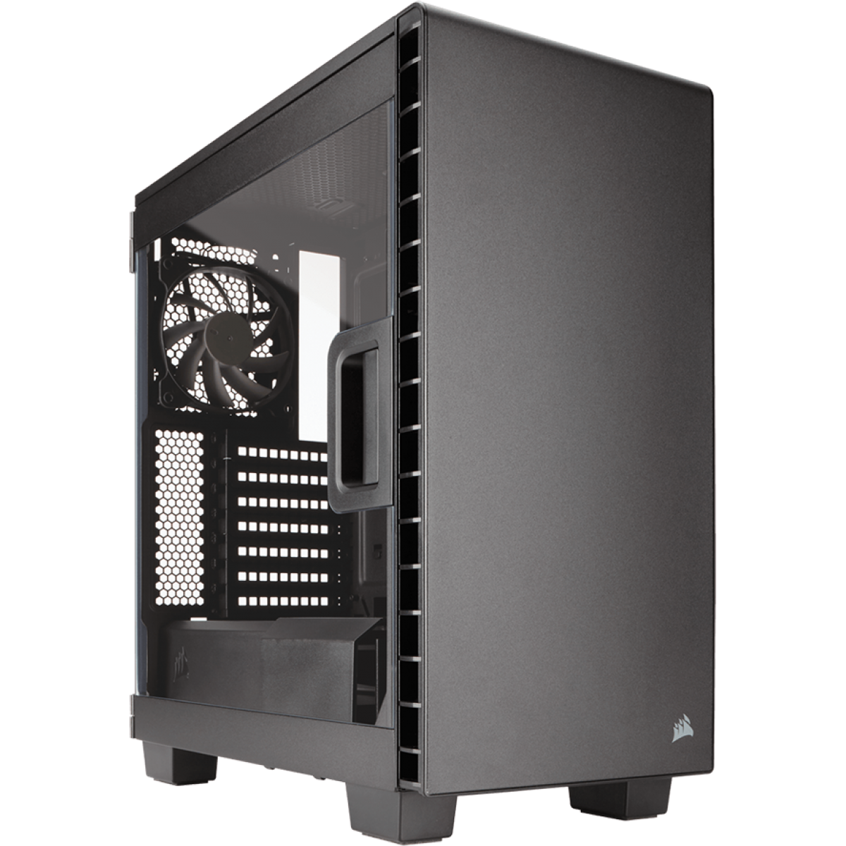 Gabinete Gamer Corsair Carbide Clear 400C, Mid Tower, Com 2 Fans, Lateral em Acrílico, Black Sem Fonte, CC-9011081-WW