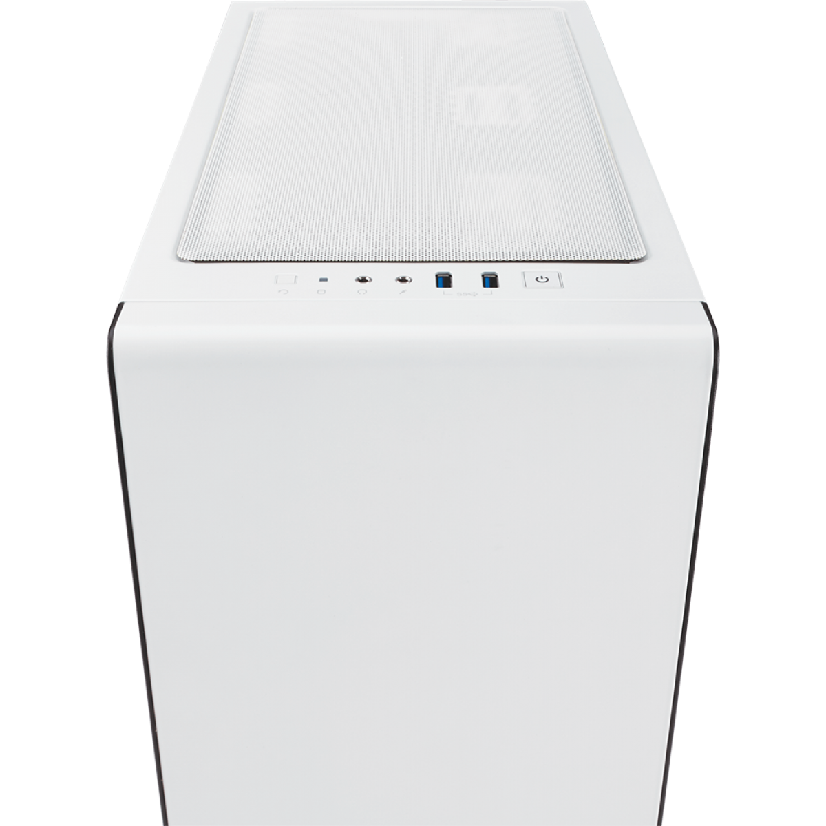 Gabinete Gamer Corsair Carbide Clear 400C, Mid Tower, Com 2 Fans, Lateral em Acrílico, White, S-Fonte, CC-9011095-WW