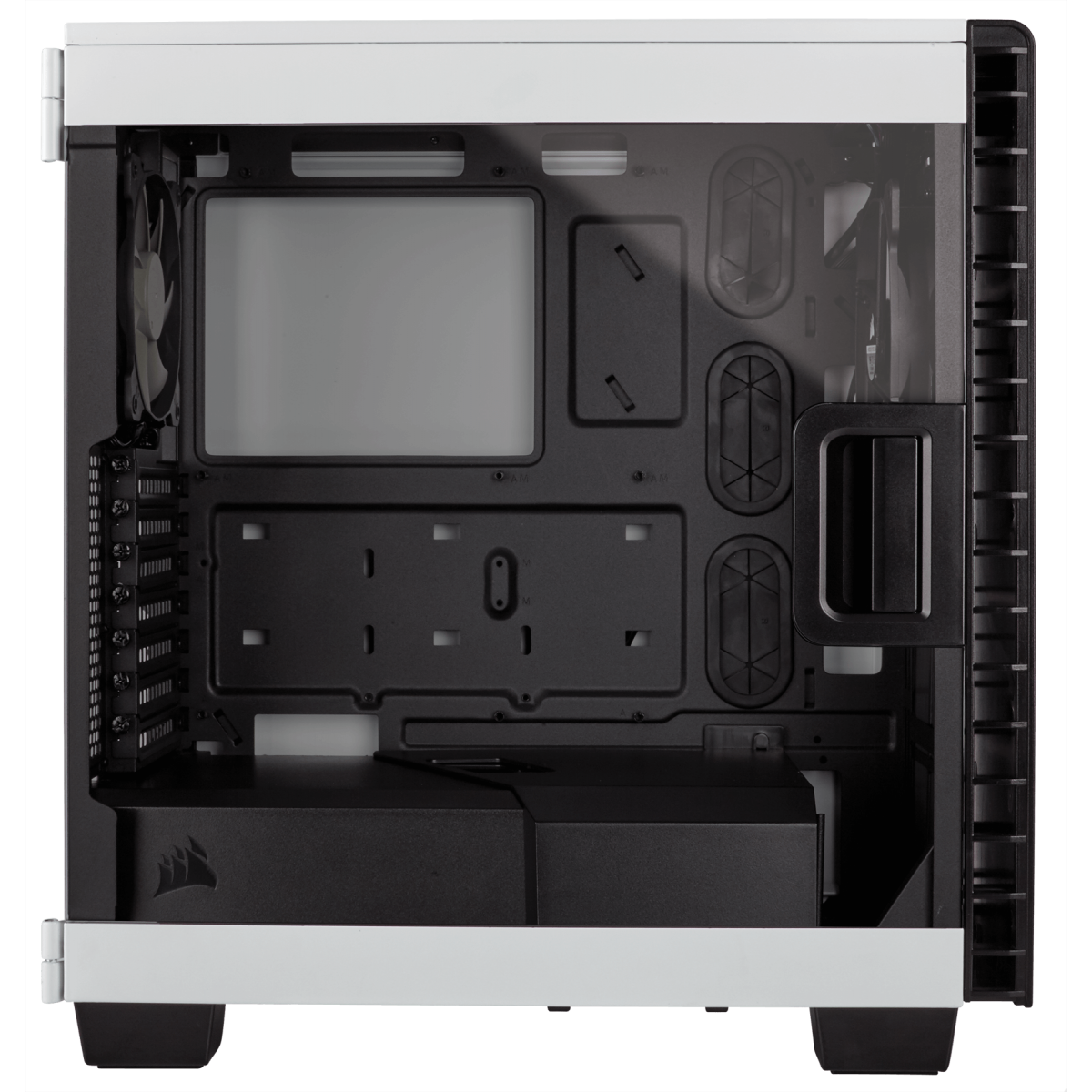 Gabinete Gamer Corsair Carbide Clear 400C, Mid Tower, Com 2 Fans, Lateral em Acrílico, White, S-Fonte, CC-9011095-WW