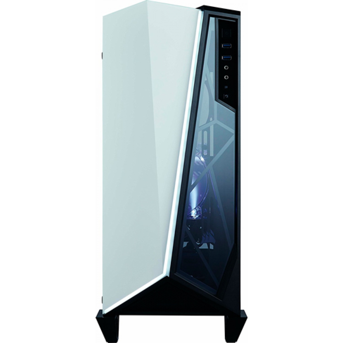 Gabinete Gamer Corsair Carbide Spec-Omega, Mid Tower, Com 2 Fans, Vidro Temperado, Black-White, Sem Fonte, CC-9011119-WW
