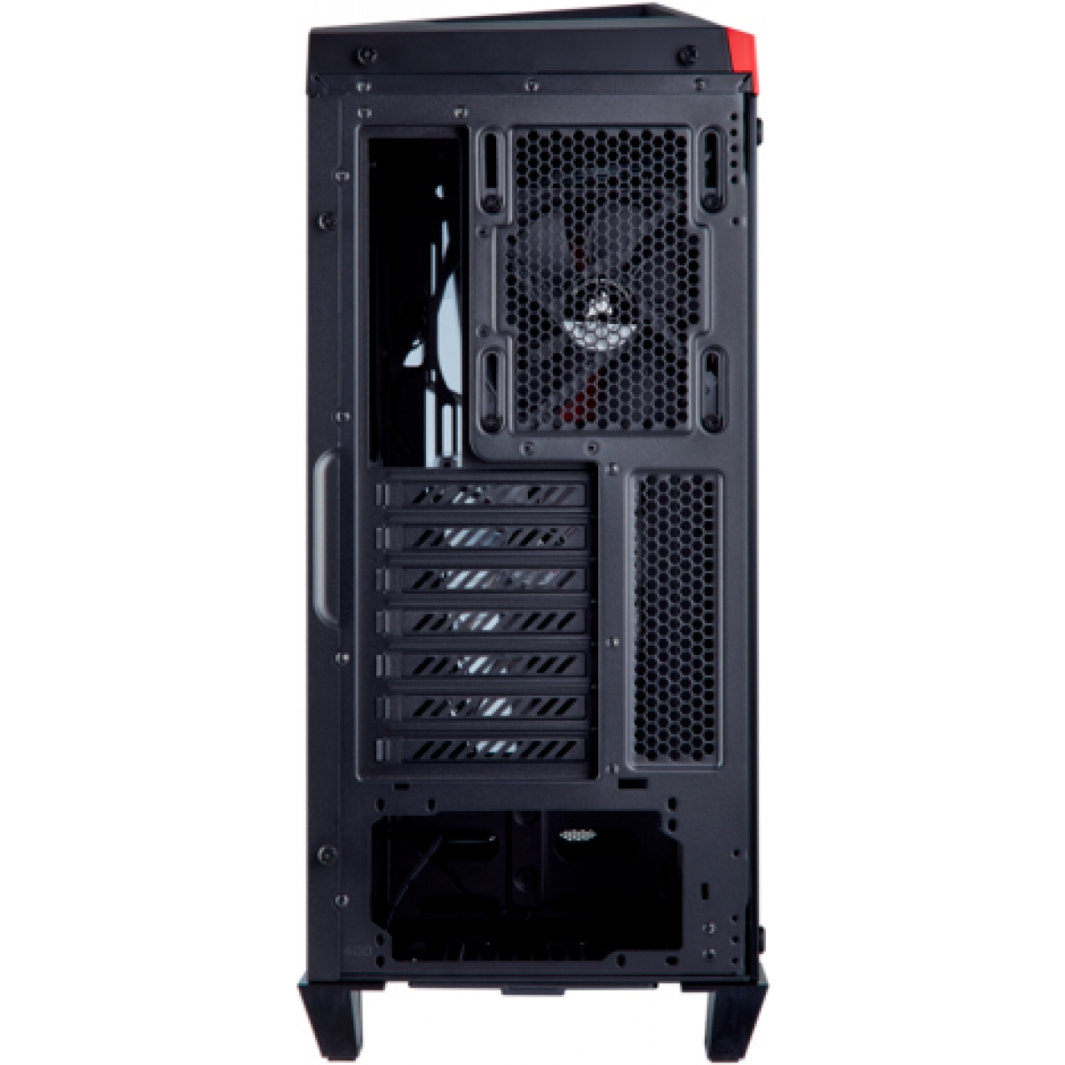 Gabinete Gamer Corsair Carbide Spec-Omega, Mid Tower, Com 2 Fans, Vidro Temperado, Black-Red, Sem Fonte, CC-9011120-WW