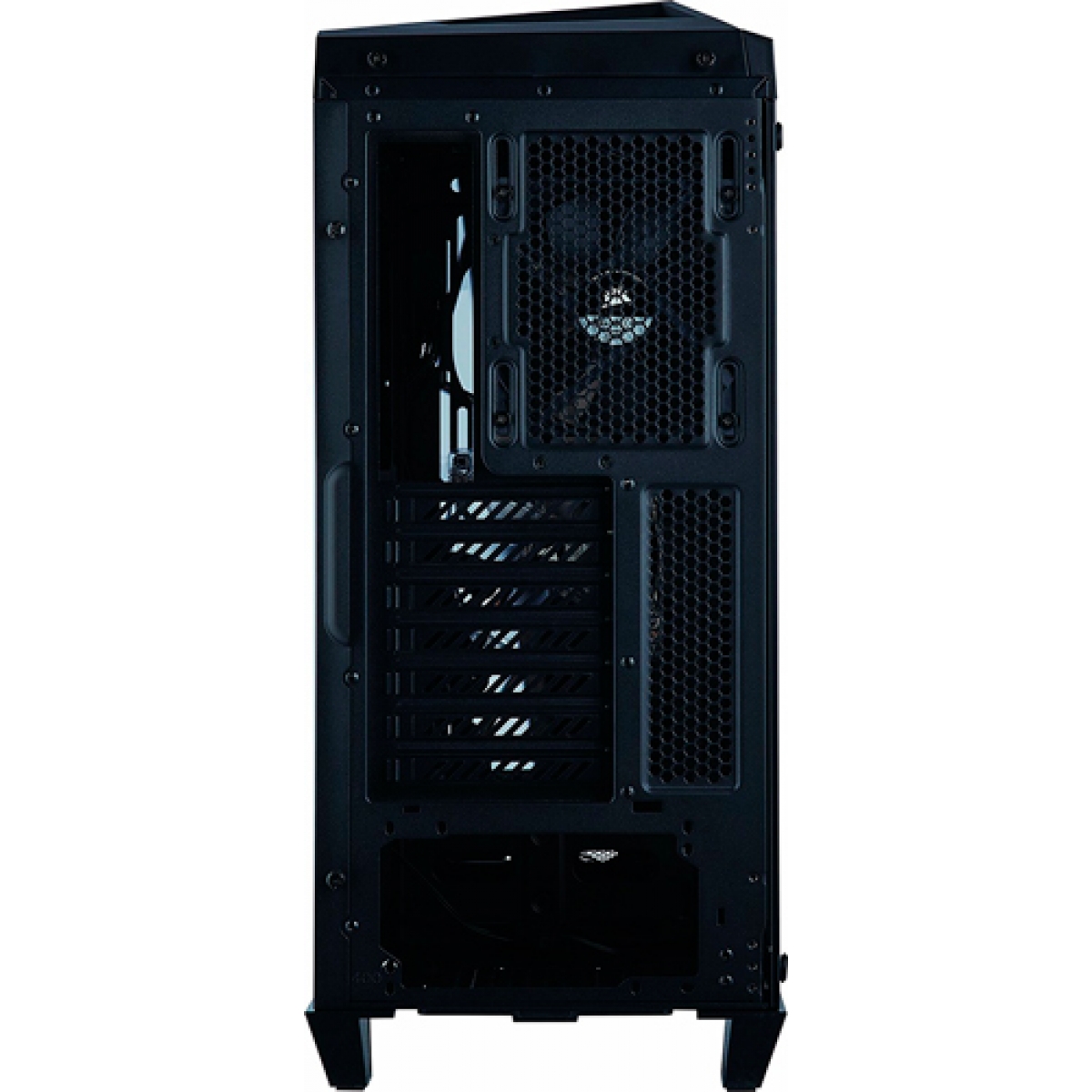 Gabinete Gamer Corsair Carbide Spec-Omega, Mid Tower, Com 2 Fans, Vidro Temperado, Black, Sem Fonte, CC-9011121-WW