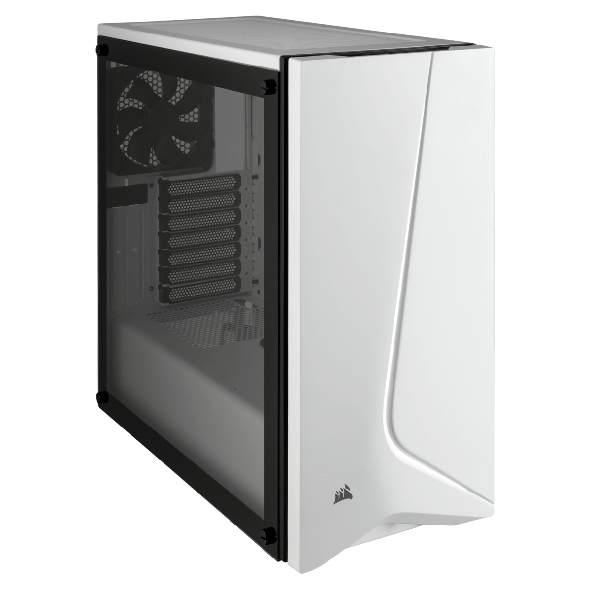 Gabinete Gamer Corsair Carbide SPEC-06, Mid Tower, Com 2 Fan, Vidro temperado, White, Sem Fonte, CC-9011145-WW