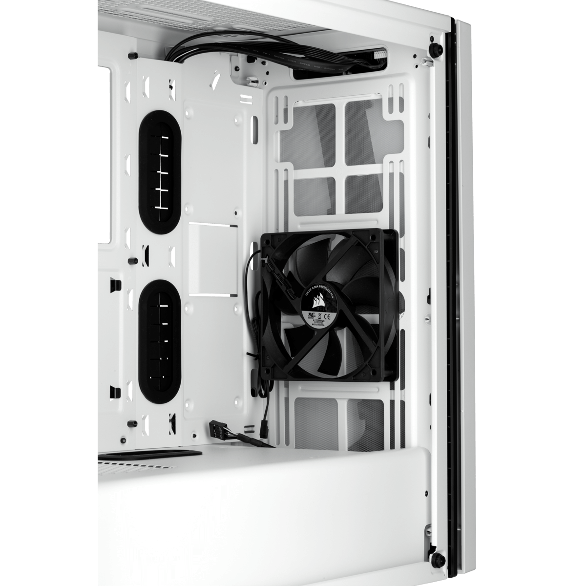 Gabinete Gamer Corsair Carbide SPEC-06, Mid Tower, Com 2 Fan, Vidro temperado, White, Sem Fonte, CC-9011145-WW