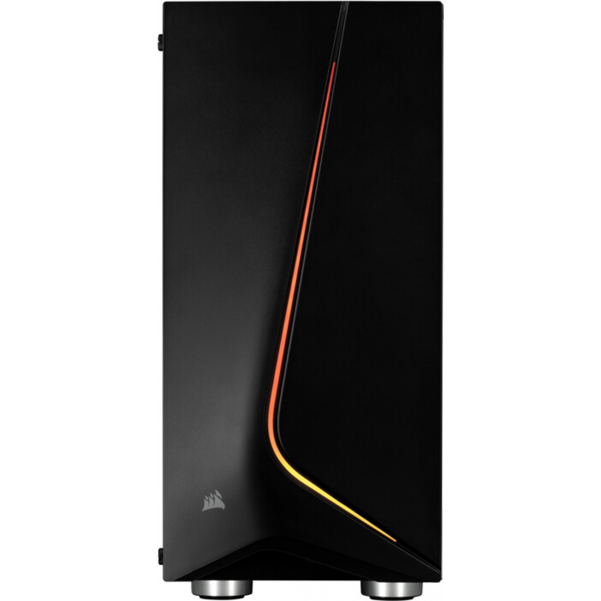 Gabinete Gamer Corsair, Carbide SPEC-06 RGB, Mid Tower, Vidro temperado, Black, Sem Fonte, Com 2 Fans, CC-9011146-WW