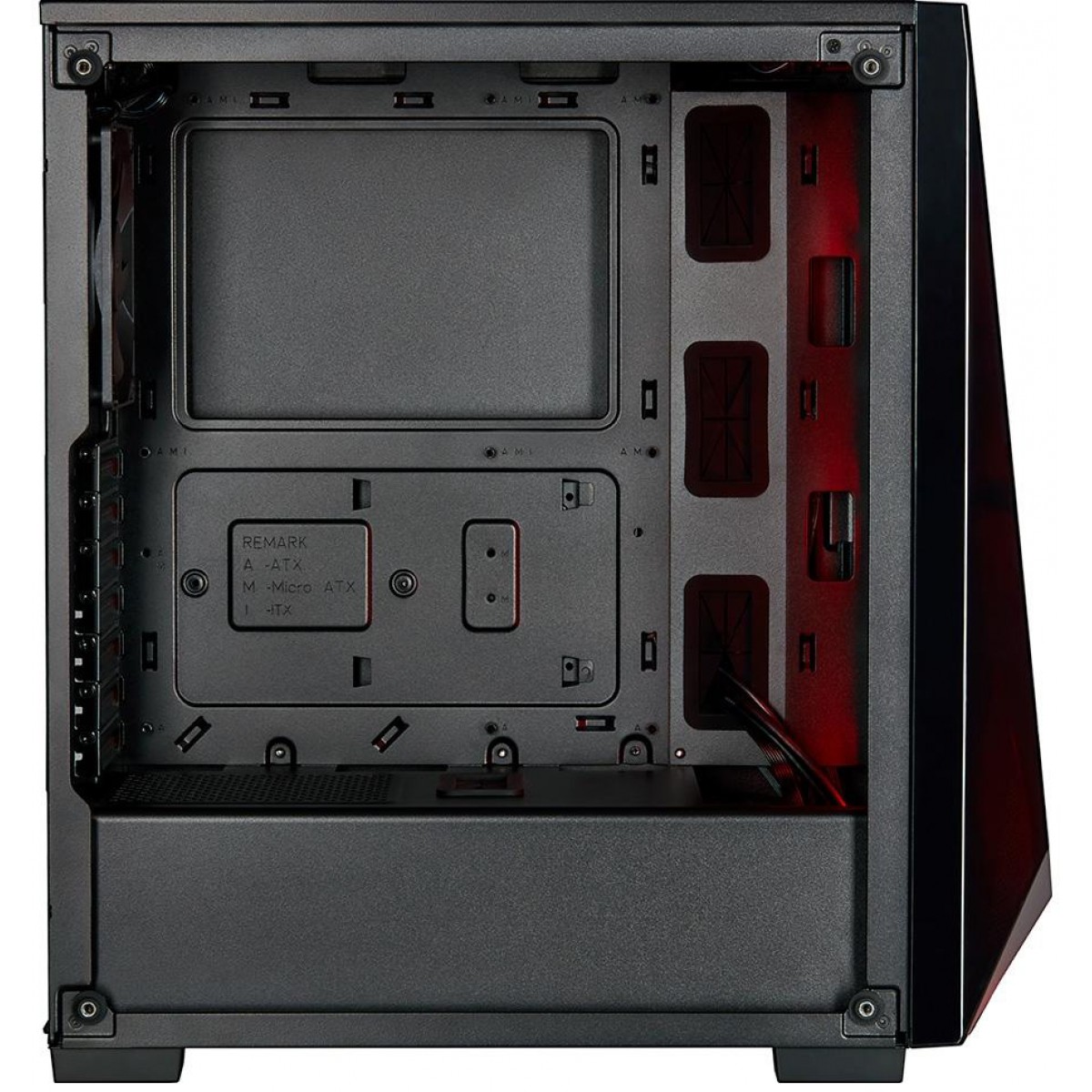 Gabinete Gamer Corsair, Carbide Spec Delta RGB, Mid Tower, Vidro Temperado, Black, Sem Fonte, Com 3 Fans, CC-9011166-WW