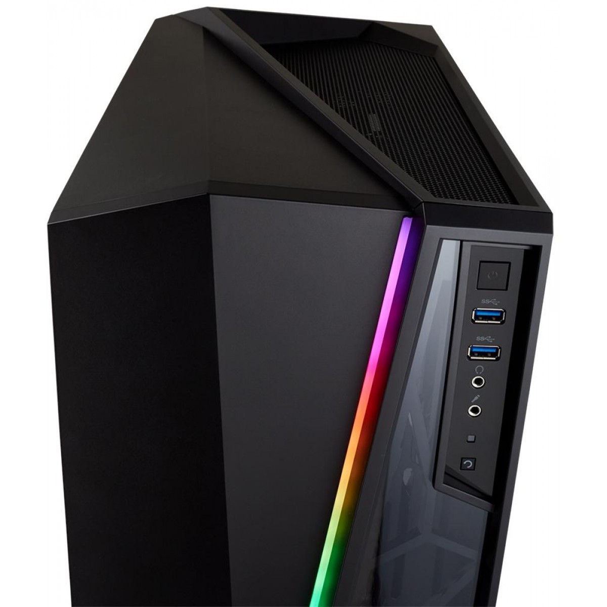 Gabinete Gamer Corsair Carbide Spec-Omega RGB, Mid Tower, Vidro Temperado, Black, Sem Fonte, CC-9011140-WW