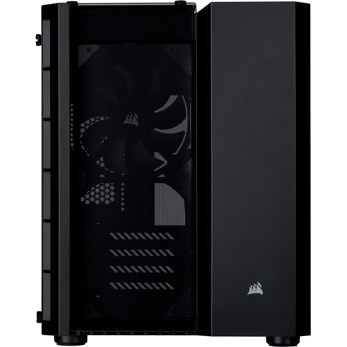 Gabinete Gamer Corsair Crystal 280x, Mini Tower, Sem Fan, Vidro Temperado, Black, Sem Fonte, CC-9011134-WW