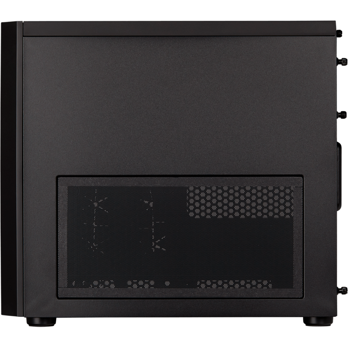 Gabinete Gamer Corsair Crystal 280x, Mini Tower, Sem Fan, Vidro Temperado, Black, Sem Fonte, CC-9011134-WW