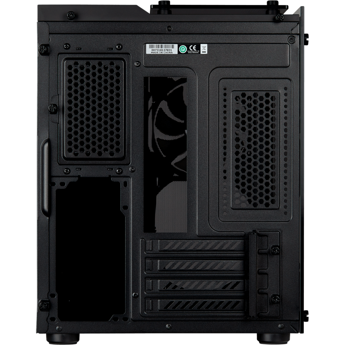 Gabinete Gamer Corsair Crystal 280x, Mini Tower, Sem Fan, Vidro Temperado, Black, Sem Fonte, CC-9011134-WW