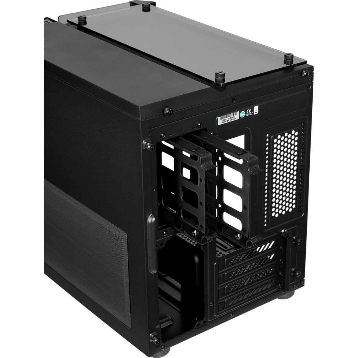 Gabinete Gamer Corsair Crystal 280x, Mini Tower, Sem Fan, Vidro Temperado, Black, Sem Fonte, CC-9011134-WW