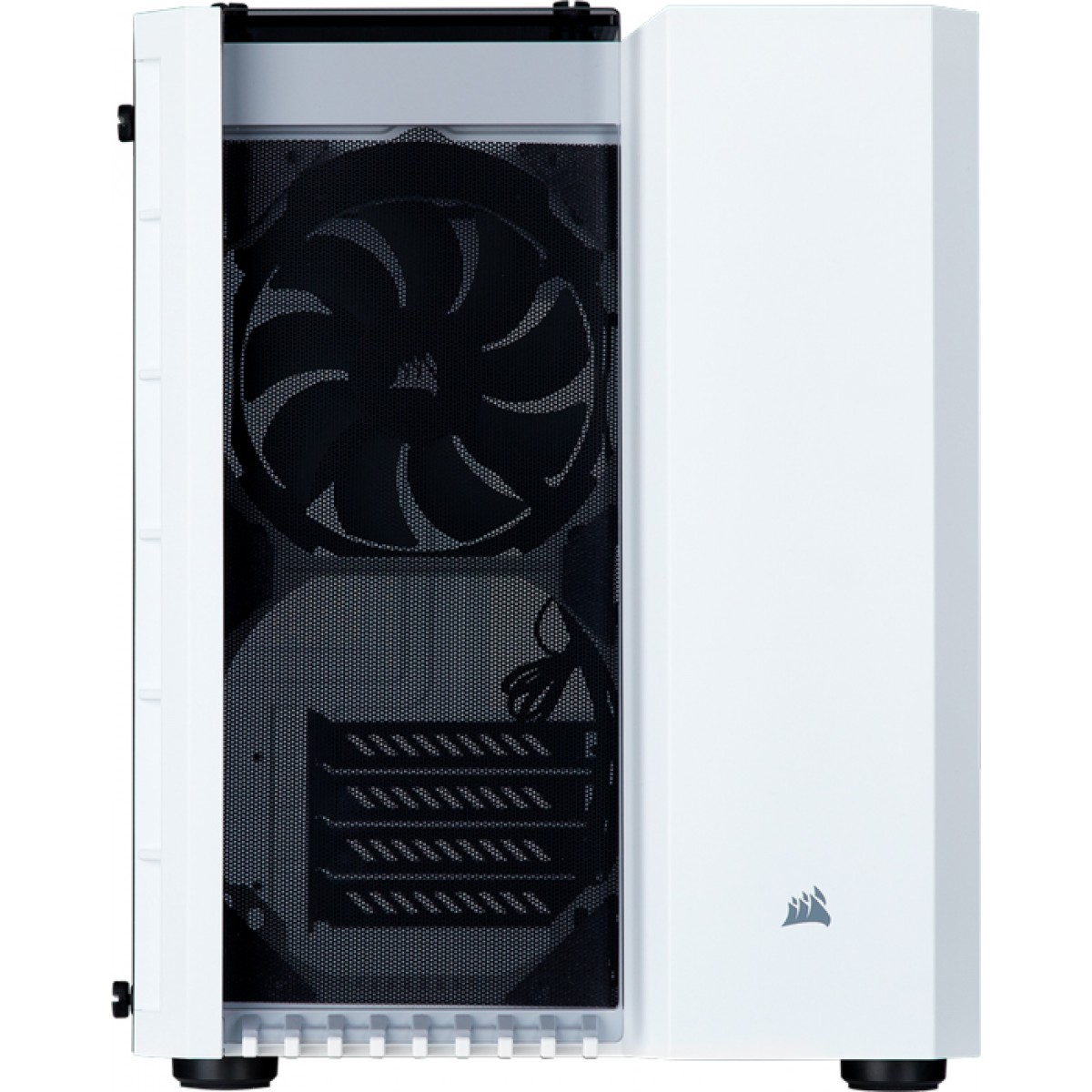 Gabinete Gamer Corsair Crystal 280x, Mini Tower, Vidro Temperado, White, Sem Fonte, CC-9011136-WW