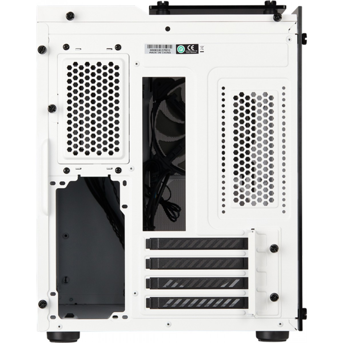 Gabinete Gamer Corsair Crystal 280x, Mini Tower, Vidro Temperado, White, Sem Fonte, CC-9011136-WW